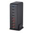 240W Desktop GaN-oplader med 8-ports USB Type C PD Charge Hurtigopladning til multi-enheds opladning