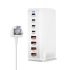 240W Desktop GaN-oplader med 8-ports USB Type C PD Charge Hurtigopladning til multi-enheds opladning