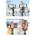 Oplev Q18 Selfie Stick 360 graders rotation med smart tracking innovativt design og stativ til smartphones
