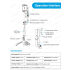 Oplev Q18 Selfie Stick 360 graders rotation med smart tracking innovativt design og stativ til smartphones