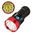 Sky Ray S110 LED lommelygte 10000 lumen til eventyrere udendørs camping holdbar 6061T aluminium pålidelig