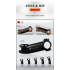 TOSEEK MTB cykelstyrspindel 28.6mm letvægts aluminium carbon justerbar vinkel til cykelentusiaster i mat sort