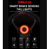 TOWILD TL03 LED Cykellygte med Smart Auto Bremse Sensor Cykellygte for Cykelsikkerhed og Synlighed