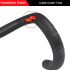 TOSEEK fuld carbon styr 400mm 420mm 440mm racer cykelstyr med høj kvalitet kulfiber aerodynamisk cykelstyr