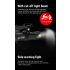 TOWILD CL1200 cykelforlygte 1200LM med USB genopladelig 21700 4000mAh batteri LED lys til pendling og natcykling