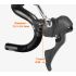 TOSEEK TR5500 landevejscykelstyr fuld kulfiberstamme ultralet letvægts mat sort finish præcisionskontrol design