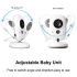 VB603 Video Babyalarm med 2.4G teknologi Nattesyn Infrarødt To-vejs Audio Pålidelig spædbarnssikkerhed