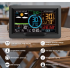 Wi-Fi Vejrstation 7.5 tommer Farveskærm Solcelledrevet Udendørssensor Real-time opdateringer Temperaturalarm
