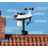 Wi-Fi Vejrstation 7.5 tommer Farveskærm Solcelledrevet Udendørssensor Real-time opdateringer Temperaturalarm