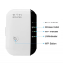Wifi Repeater Hjemmerouter 300Mbps | Trådløs Signalforstærker til stærk Wifi dækning gennem væg i hele hjemmet