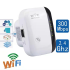 Wifi Repeater Hjemmerouter 300Mbps | Trådløs Signalforstærker til stærk Wifi dækning gennem væg i hele hjemmet