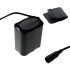 Skrue Fixed Interface 8.4V 6x18650 cykellygte batteri med 13200mAh kompakt sort design til udendørs pendling