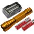 UltraFire 501b LED lommelygte 1300 Lumens til udendørsentusiaster med fem lysfunktioner og aluminiumdesign