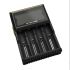 NITECORE D4 DELICHARGER LCD DISPLAY batteri oplader intelligent opladning Li-ion 18650 14500 26650 kompatibel