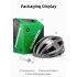 ROCKBROS cykelhjelm med genopladelig LED-baglygte ultralet integrally-støbt MTB og landevejscykling sikkerhed