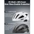 ROCKBROS cykelhjelm med genopladelig LED-baglygte ultralet integrally-støbt MTB og landevejscykling sikkerhed