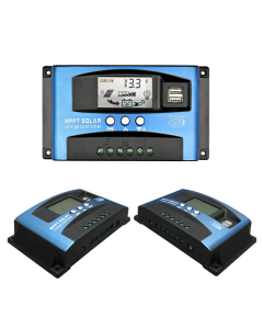MPPT Solar Charge Controller 30/40/50/60/100A Solar Controller Solar Panel Batteri Regulator Dual USB 5V LCD Display