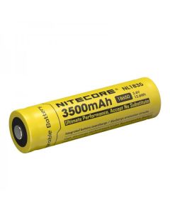 Nyt Nitecore 18650 NL1835 3500mAh Li-ion batteri med høj kapacitet og pålidelig ydeevne til udendørs udstyr
