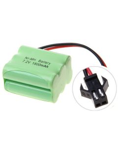 7.2V AA 1800mAh Ni-MH Genopladeligt Batteri SM-stik Miljøvenlig Høj Kapacitet Stabil Ydeevne Batteripakke