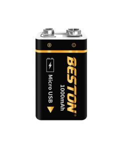 Beston 9V 1000mAh mikro USB li-ion genopladeligt batteri 6F22 usb batteri til RC Helikopter Model Mikrofon Legetøj