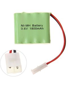 9,6V AA genopladeligt batteri 1800mAh bærbar højkapacitets nikkel-metalhydrid miljøvenligt batteri