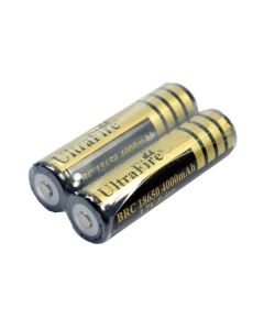 Ultrafire BRC 4000mAh 3.7V li-ion batterier miljøvenlige og lang levetid til elektroniske enheder 2 stk