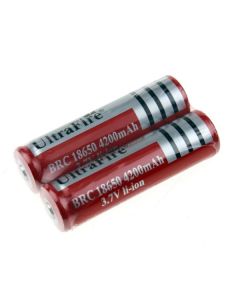 Ultrafire BRC 4200mAh 3.7V Li-ion genopladeligt 18650 batteri til udendørsudstyr hurtig opladning højkapacitets