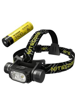 Nitecore HC68 2 x Luminus SST-40-W LED&#39;er 2000 Lumens Dual Beam Genopladelig Fokuserbar pandelampe med 3500mAh batteri