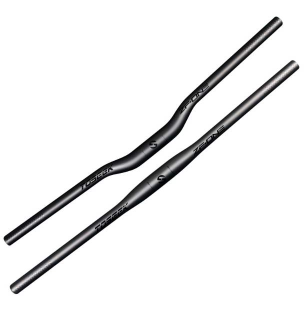 TOSEEK ZF-ONE MTB Carbonstyr 31.8mm Letvægt Mat Sort 580mm 760mm Ergonomisk Design Premium Kvalitet