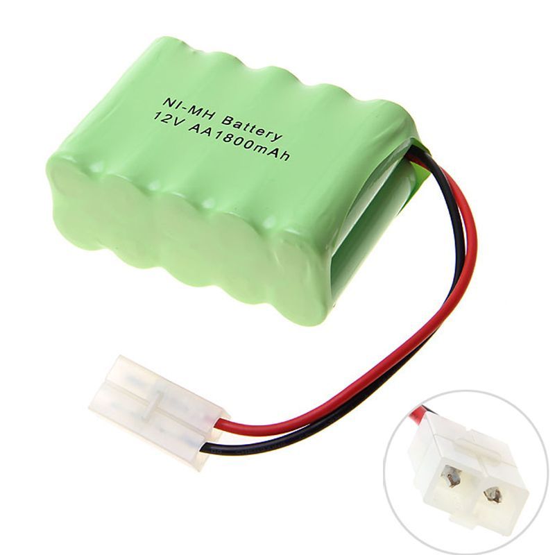 12V AA 1800mAh Ni-MH Genopladelig Batteripakke - Miljøvenlig Højkapacitetsstrøm til Legetøj og Husholdningsapparater