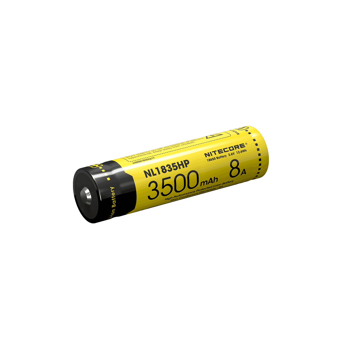 Nitecore NL1835HP 3500mAh genopladeligt 18650 batteri med høj ydeevne til lommelygter og teknologiske gadgets