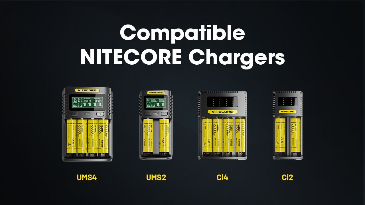 NITECORE NL2160 6000mAh 21700 Li-ion genopladeligt batteri