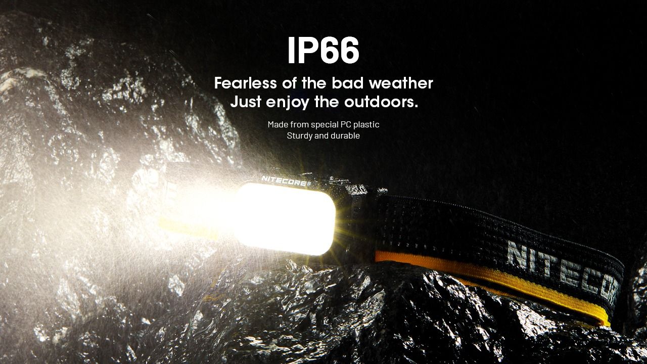 NITECORE NU25 MCT LED pandelampe 400 lumen USB-C genopladelig letvægts vandreudstyr til friluftsentusiaster