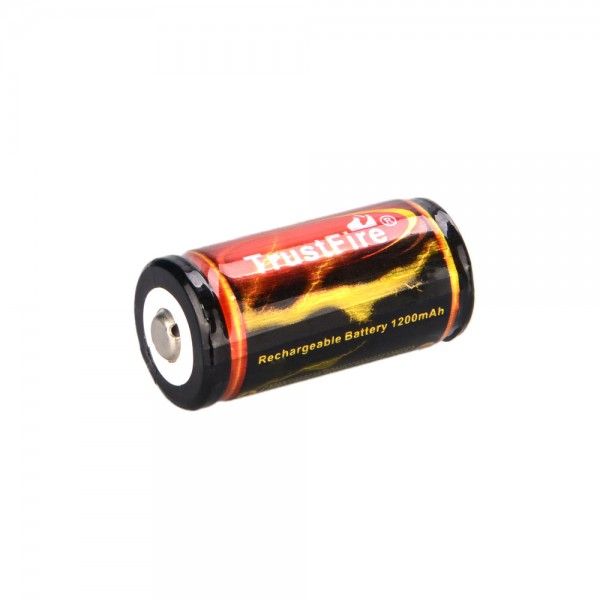 Trustfire 18350 3.7V Lithium-batteri 1200mAh Genopladelig Langtidsholdbar Strøm til Avancerede Lommelygter og Elektronik