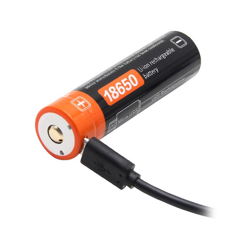 18650 2600mAh 3.7V Genopladeligt Li-ion Batteri Høj Energitæthed Lang Levetid Bærbar Strømkilde