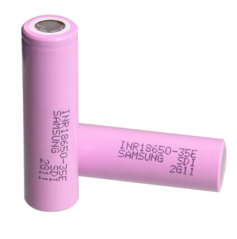 INR18650-35E Power 18650 Lithium-batteri 3500mAh 25A Høj-effekt genopladeligt batteri (2-pak)