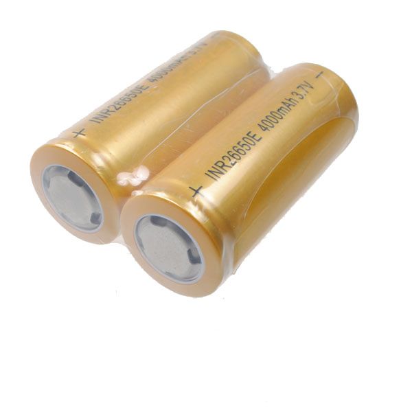 UltraFire 26650 4000mAh Li-ion genopladeligt batteri med høj kapacitet, miljøvenligt til enheder med højt strømforbrug