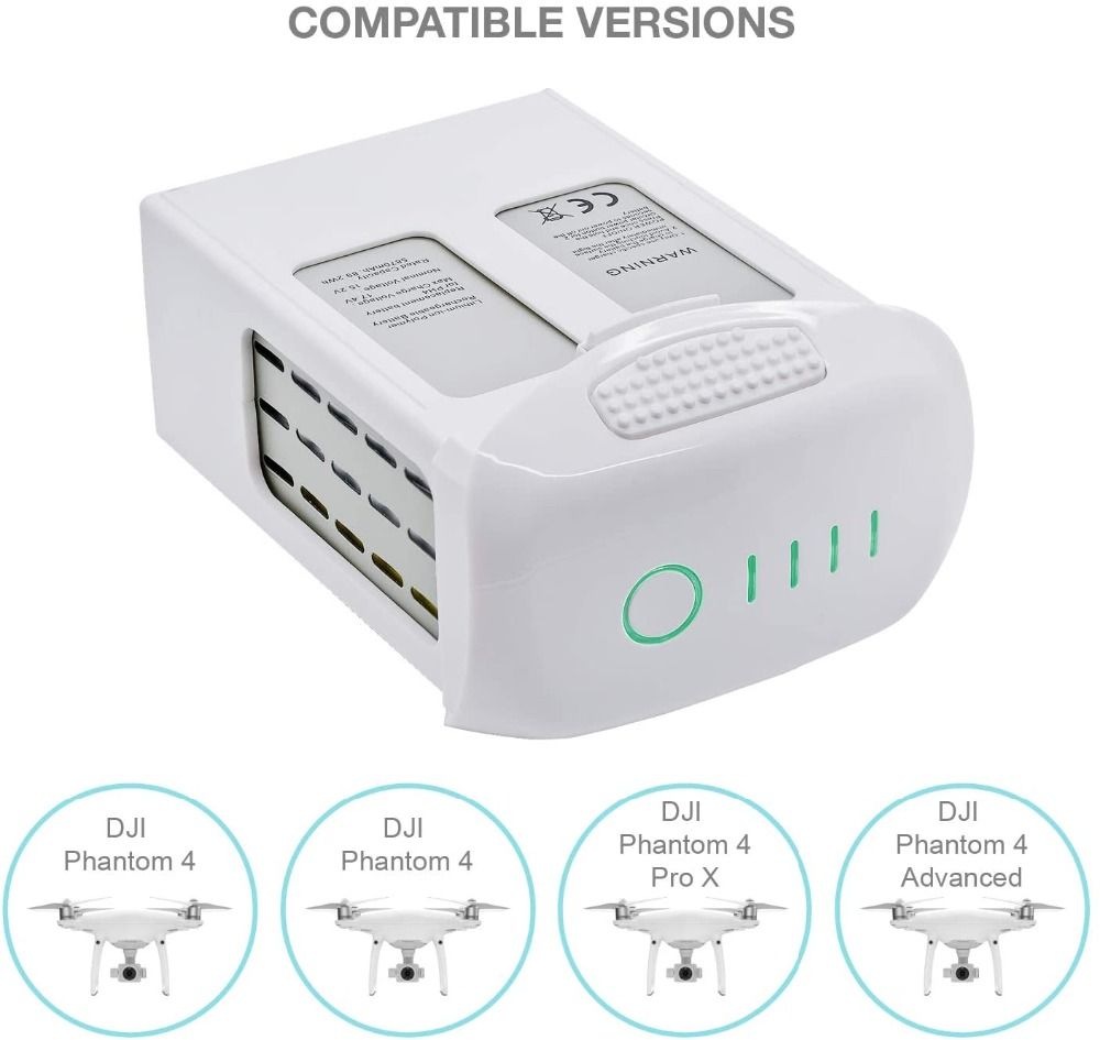 DJI Phantom 4 Serie 15,2V 5870mAh Li-Po-batteri Høj kapacitet Letvægt Hurtig opladning til FPV Quadcopter