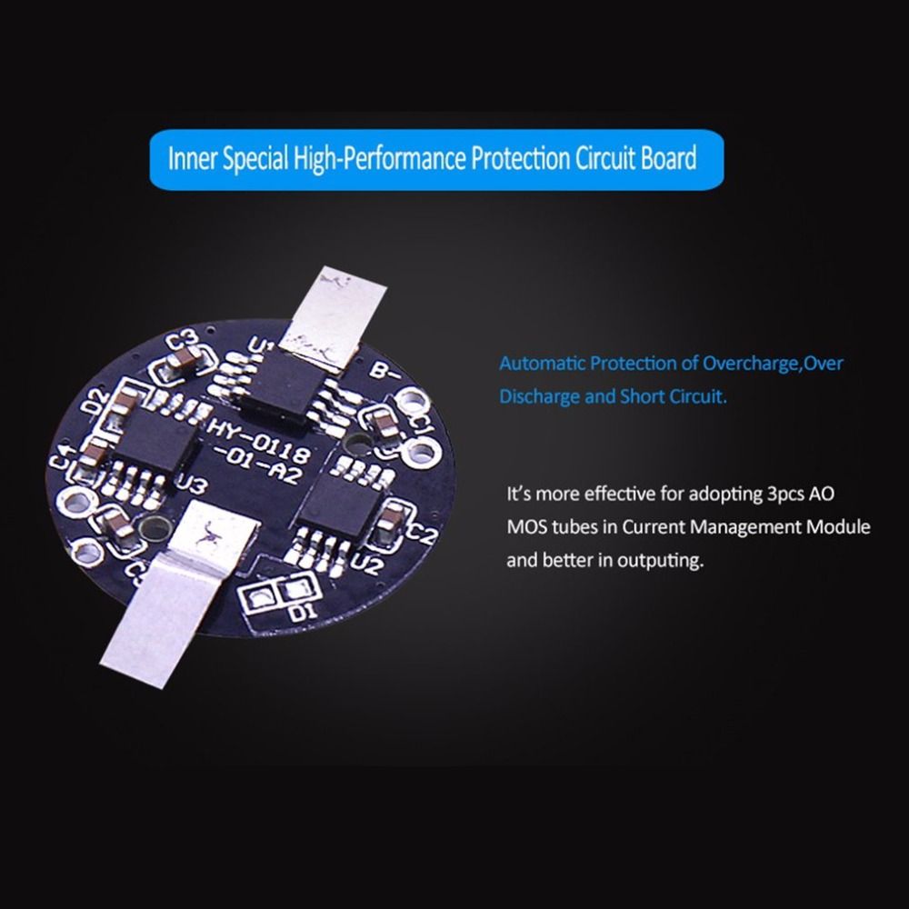 16340 650mAh 3.7V Micro USB genopladeligt Li-ion batteri, miljøvenligt, langtidsholdbart til lommelygter og udstyr