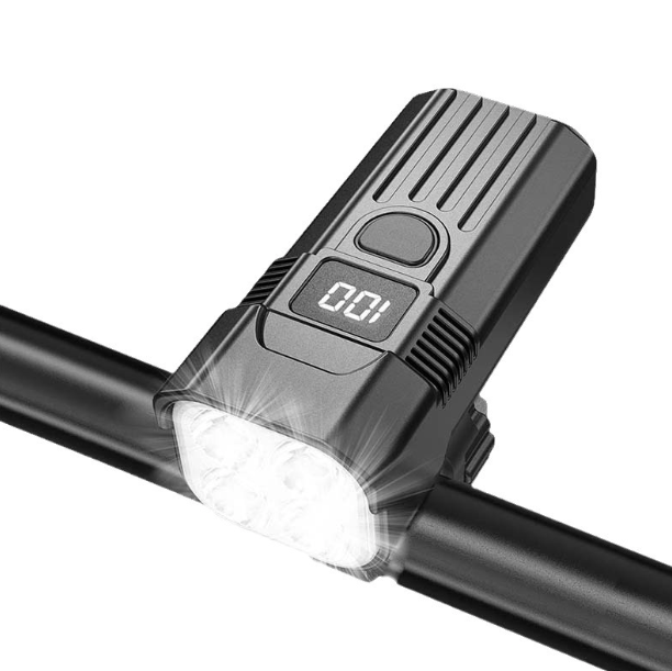 USB-C genopladelig cykellygte foran LED cykelforlygte MTB landevejscykel hovedlampe Nem at installere Cykeltilbehør