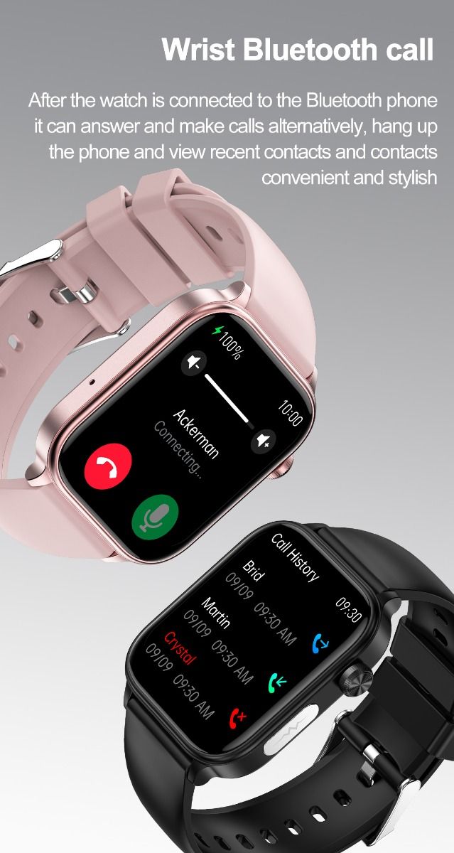 ET570 Blodsukker Smart Watch EKG Puls Blodtryk Smartwatch