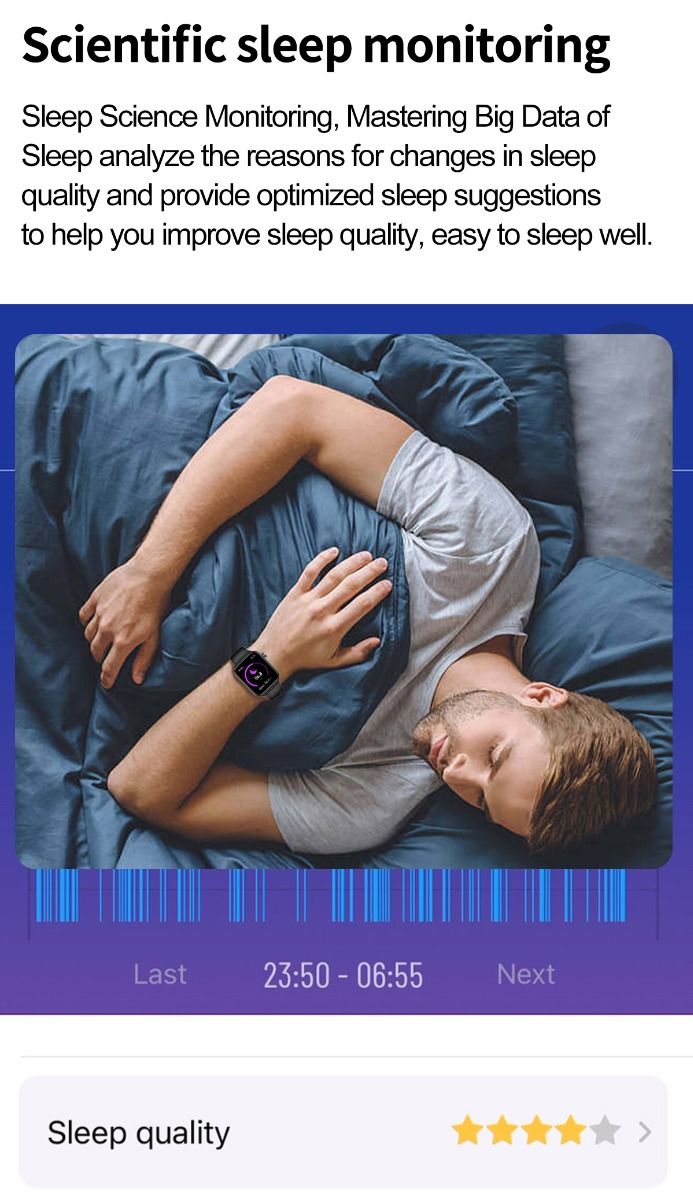 ET570 Blodsukker Smart Watch EKG Puls Blodtryk Smartwatch