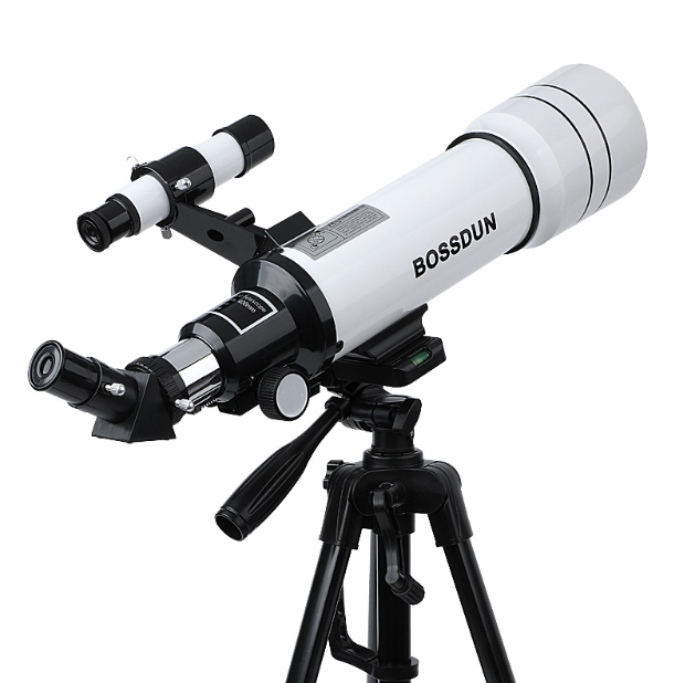 Bossdun 333X professionelt astronomisk teleskop til børn med stort objektiv til måneobservation og stjernekiggeri