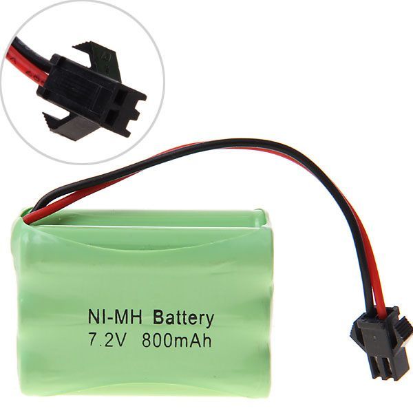 7.2V AAA 800mAh Ni-MH Genopladeligt Batteri Miljøvenlig Høj Kapacitet til Legetøj Modelfly Både