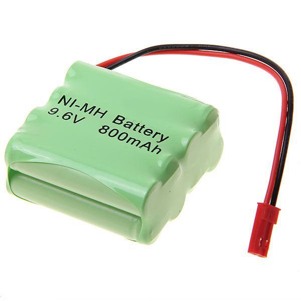 Miljøvenlig 9.6V AAA 800mAh Ni-MH genopladelig batteripakke til langvarig strøm i elektroniske enheder