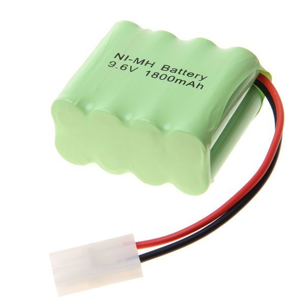 9.6V AA 1800mAh Ni-MH Genopladeligt Batteri Miljøvenligt Langtidsholdbart til Kameraer og Spillekontrollere