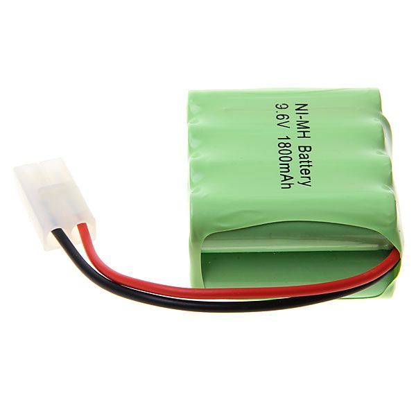 9.6V AA 1800mAh Ni-MH Genopladeligt Batteri Miljøvenligt Langtidsholdbart til Kameraer og Spillekontrollere