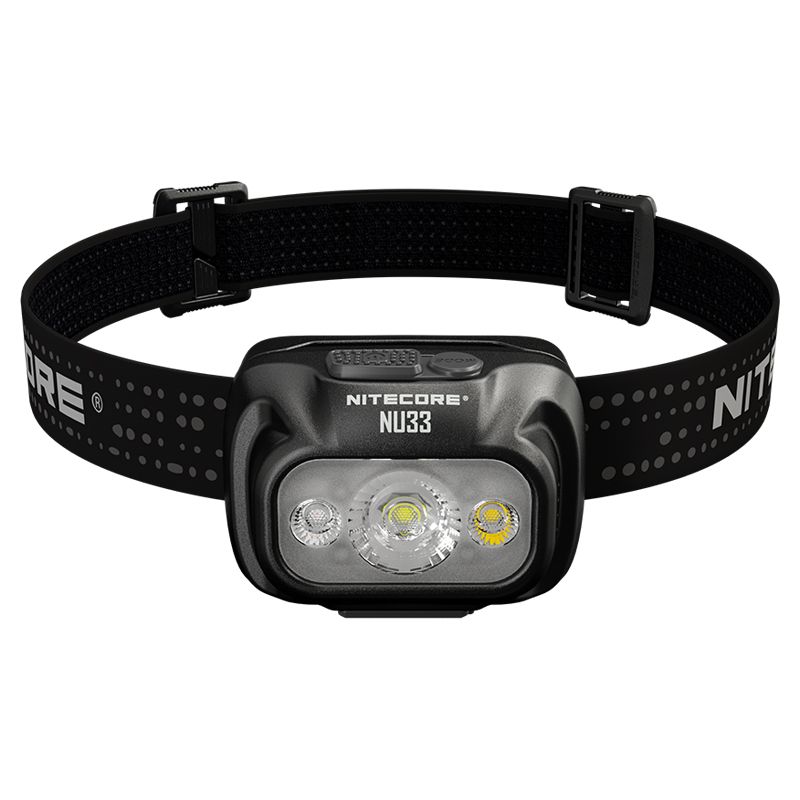 Nitecore NU33 USB-C genopladelig pandelampe 700LM Lysstærk letvægt vandtæt til camping, vandring og gør-det-selv projekter
