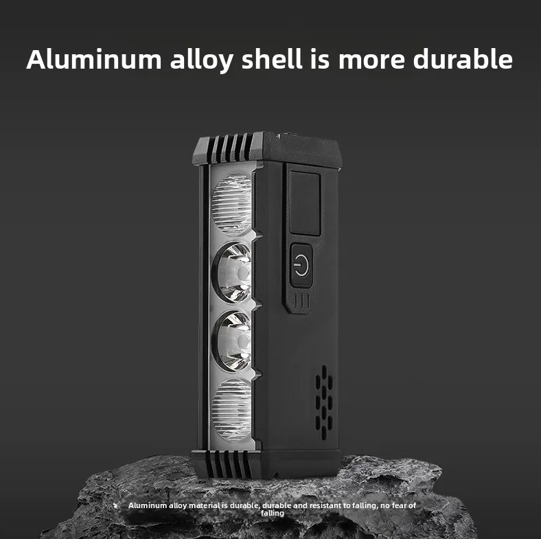 ACRUNU LED Cykellygte USB Genopladelig Cykellys - 4 Tilstande Cykelforlygte