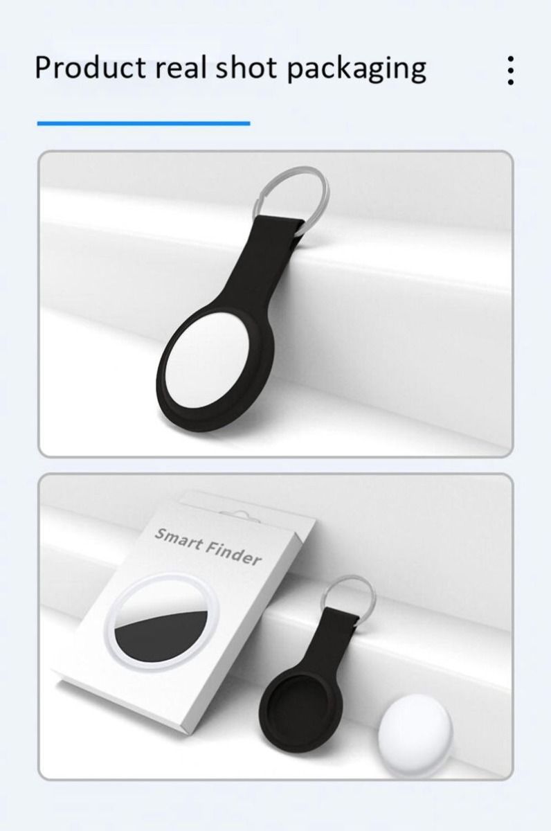 Mini GPS-tracker Bluetooth 4.0 Smart Locator letvægts anti-tab-enhed til nøgler, kæledyr, børn, realtidslokalisering